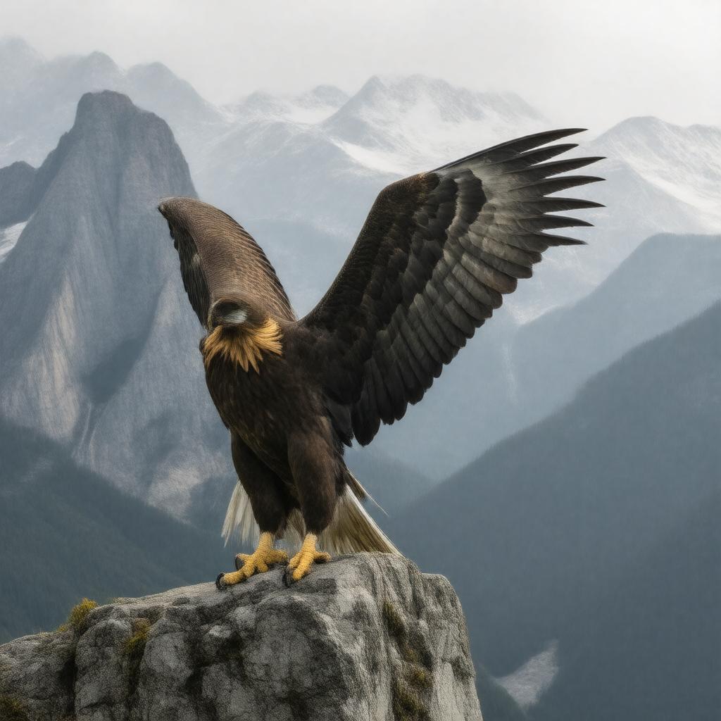 Golden eagle (Aquila chrysaetos)